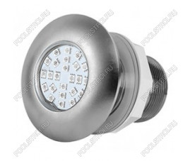 Cветильник N632. LED. RGB 2 пр.. встраиваемый. гайка. 5Вт. 12В AC. AISI304