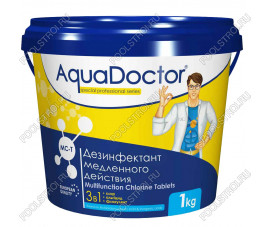 Хлор длительного действия 3 в 1 MC-T (в таблетках по 200г) 1кг Хлор длительного действия 3 в 1 MC-T (в таблетках по 200г) 1кг