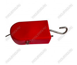 Крюк с натяжителем для разделительной дорожки BE-012