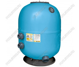 Фильтр AquaViva HS1250 (62м³/ч, 1250 мм, 2240 кг, 90 мм, 2,5Бар,1.2м засыпка)+люк д/выгрузки и см/окно