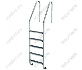 Лестница Hayward Standard AISI 304 (5 ступеней), для широкого борта Лестница Hayward Standard AISI 304 (5 ступеней), для широкого борта