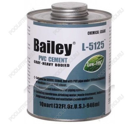Клей L-5125 (946 мл) Bailey для ПВХ труб для промышленности