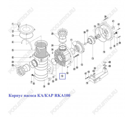 Корпус насоса КА/КАР RKA100